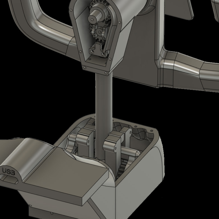 3D Printable Flight Yoke Boeing