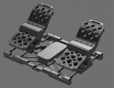 3D Printable Rudder Pedals